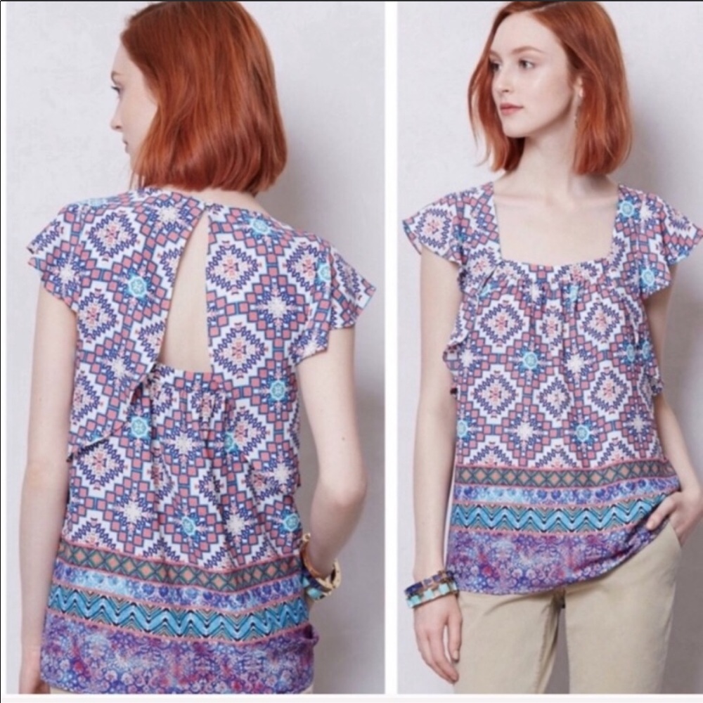 Anthropologie Meadow Rue Top size 8